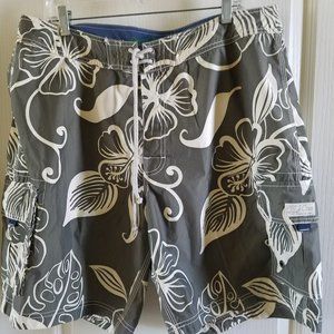 J. Crew Mens Tropical Design Swim Short Trunks Size 38